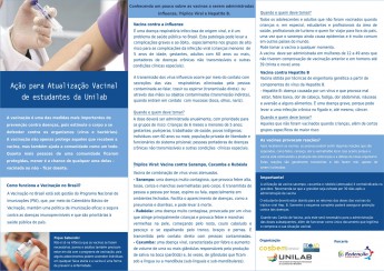 folder - vacinação