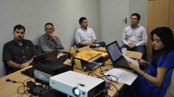 Reunião com os avaliadores ocorreu na manhã desta quinta-feira (11), na Unidade Acadêmica dos Palmares.