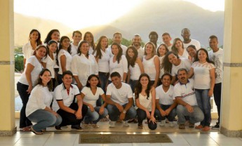 Parte da turma do Bacharelado em Humanidades que colará grau